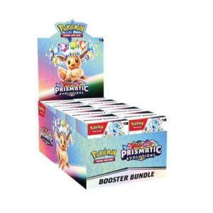 Pokémon Prismatic Evolutions Booster Bundle Display