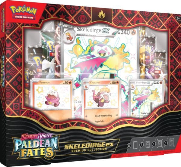 Paldean Fates Skeledirge EX Box