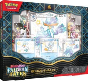 Pokémon Paldean Fates Quaquaval EX Box