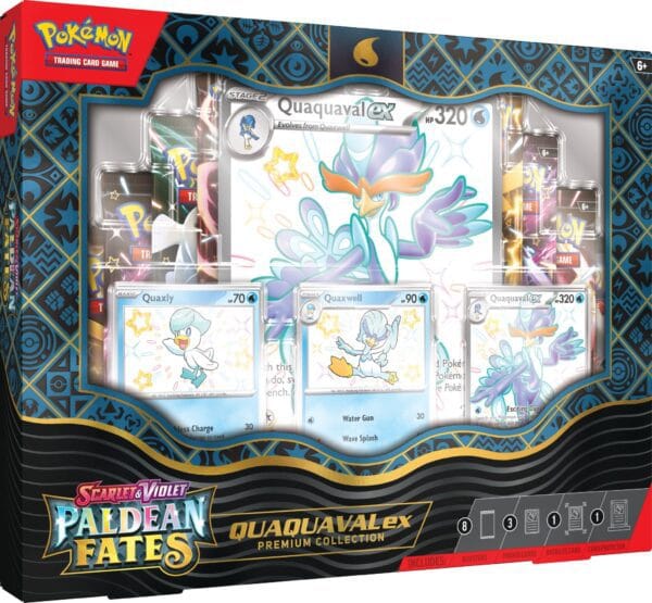 Paldean Fates Quaquaval EX Box