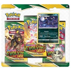Pokémon Evolving Skies 3 Pack Blister Umbreon