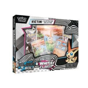 Pokémon Black Bolt & White Flare Victini Illustration Collection Box