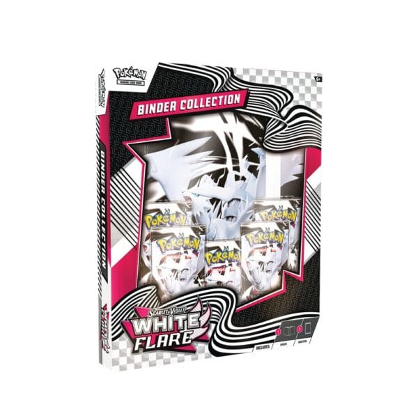 White Flare Binder Collection Box