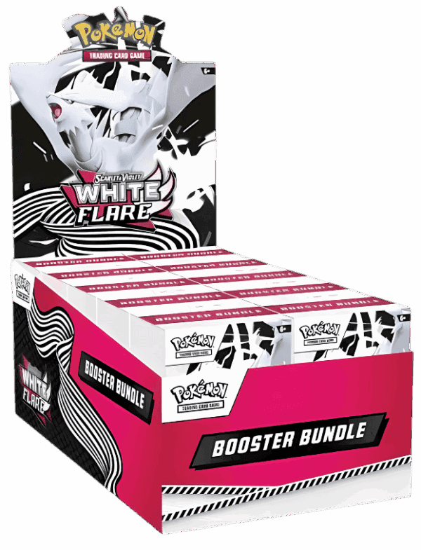 White Flare Booster Bundle Display