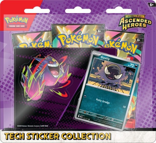 Ascended Heroes Tech Sticker Collection Gastly