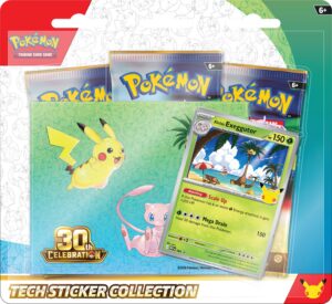 Pokémon 30th Celebration Tech Sticker Collection Exeggutor